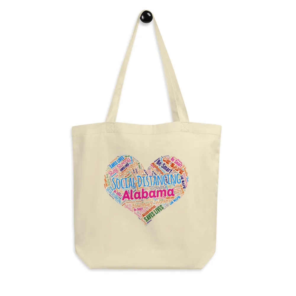 Alabama - Social Distancing Tote Bag - Eco Friendly