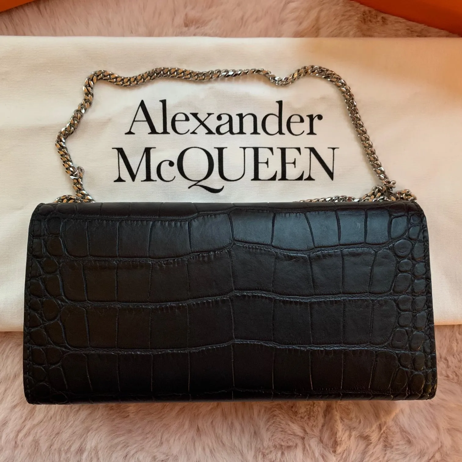 Alexander McQueen wallet on chain