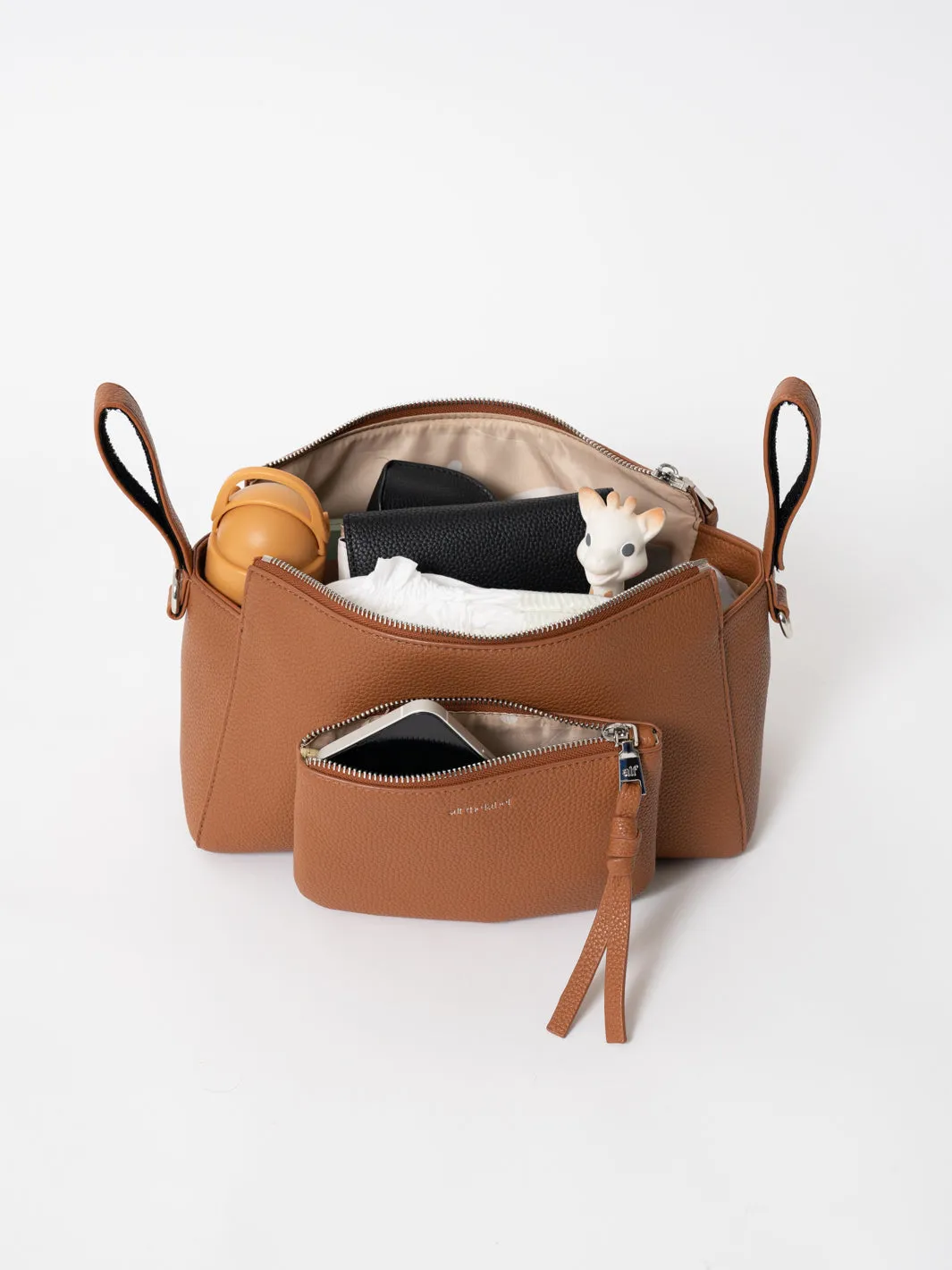 Alf the Label Eliza Pram Caddy - Toffee