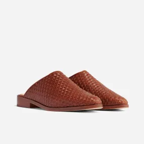 Ama Woven Mule Woven Brandy