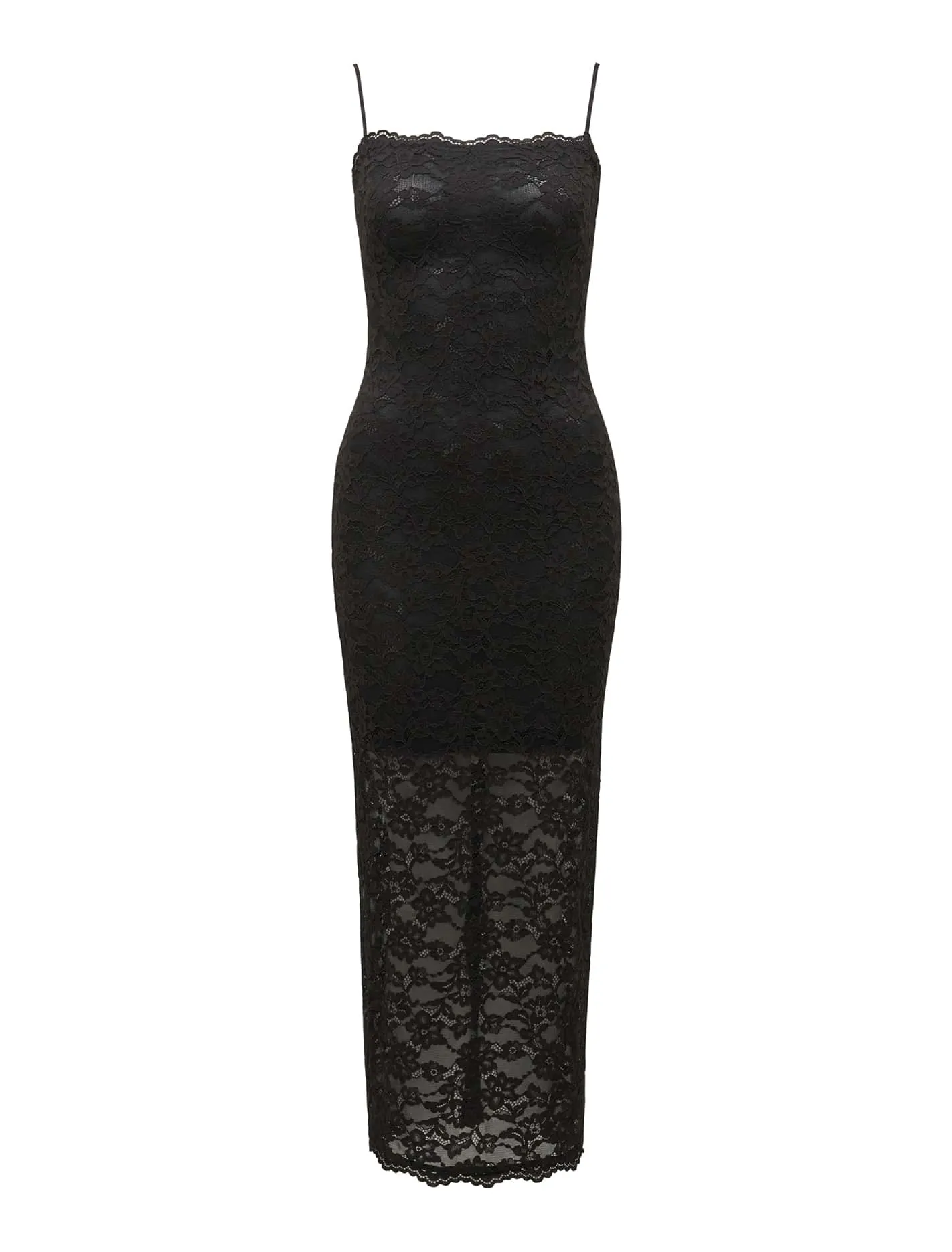 Angelica Lace Bodycon Midi Dress