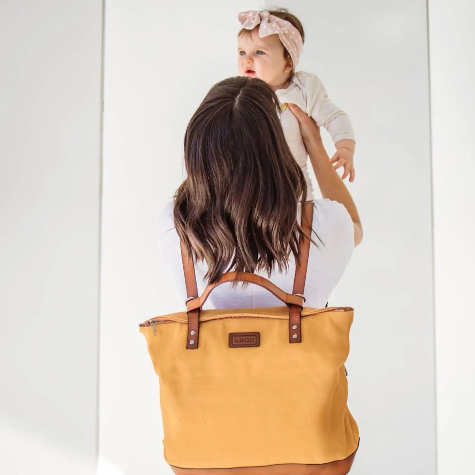 Arch Luxe Nappy Bag Mustard