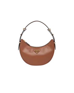 Arqué Cognac Leather Shoulder Bag