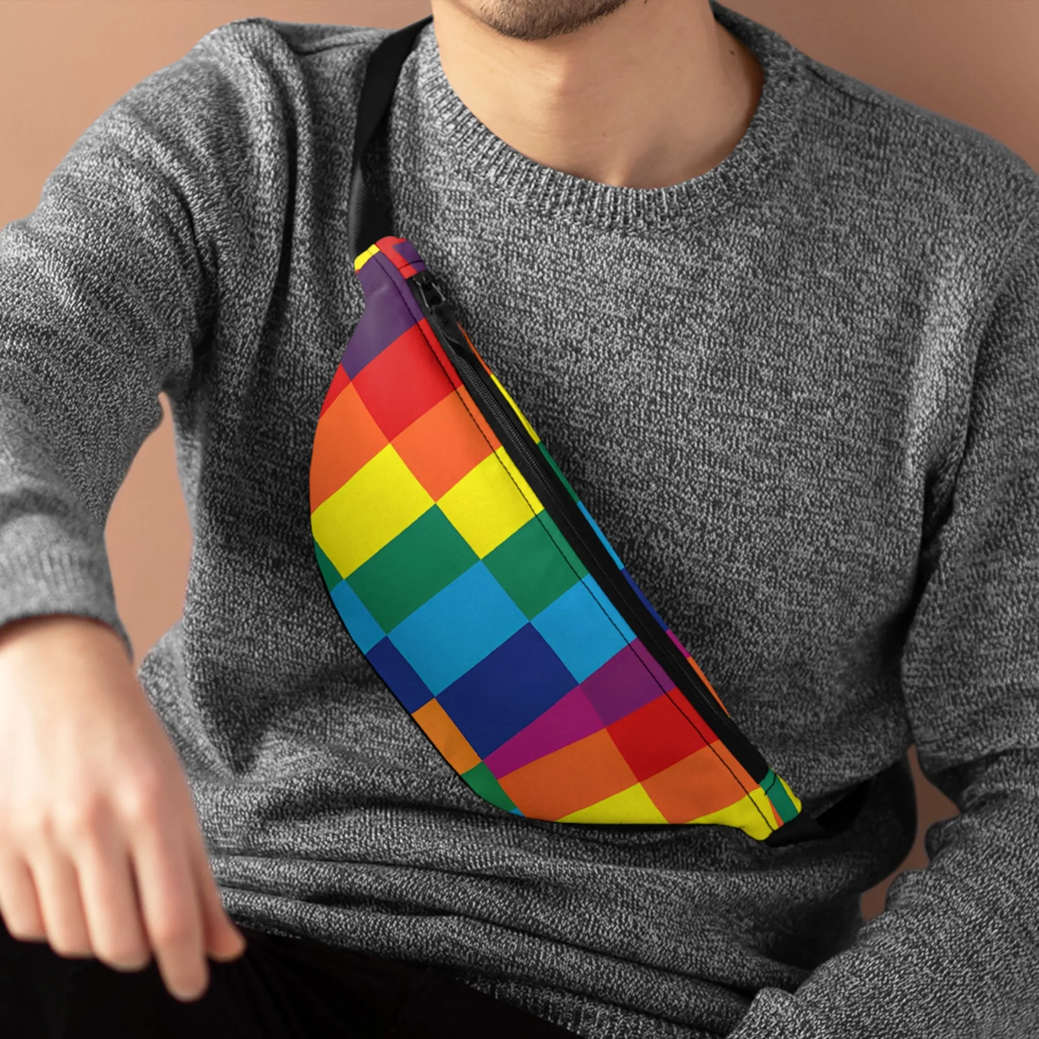 AuroraPurple - Gay Pride Fanny Pack Belt Bag