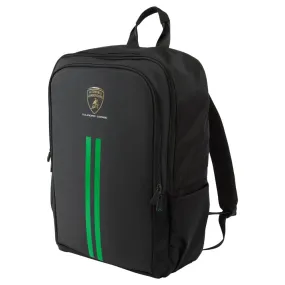 Automobili Lamborghini Squadra Corse Rucksack Book Bag - Black