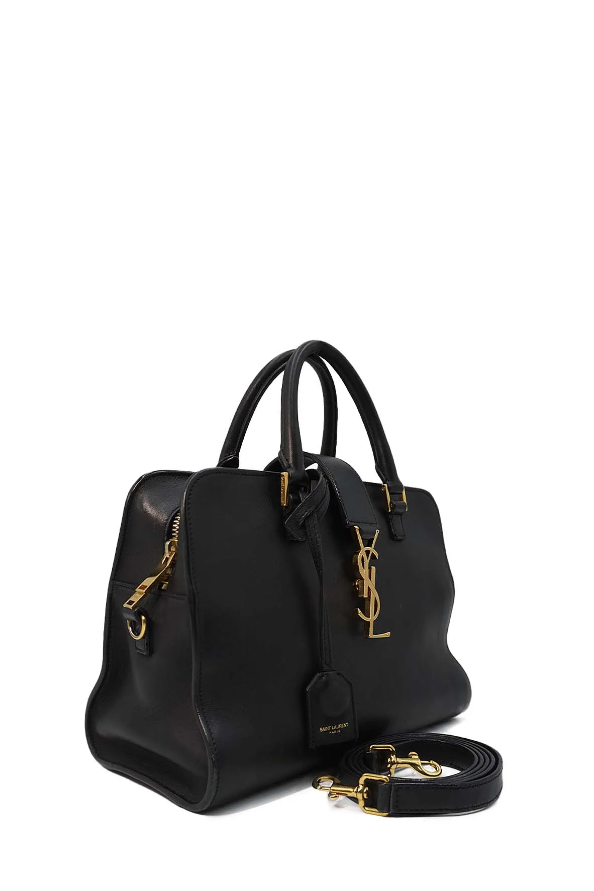 Baby Monogram Cabas Tote Black