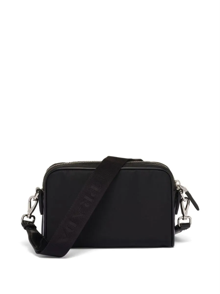 BANDOLERA TRIANGLE-LOGO MESSENGER BAG