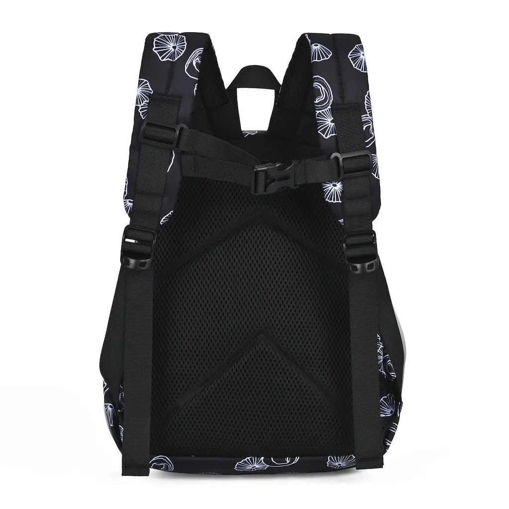 Black Opihi Shells Mini Backpack