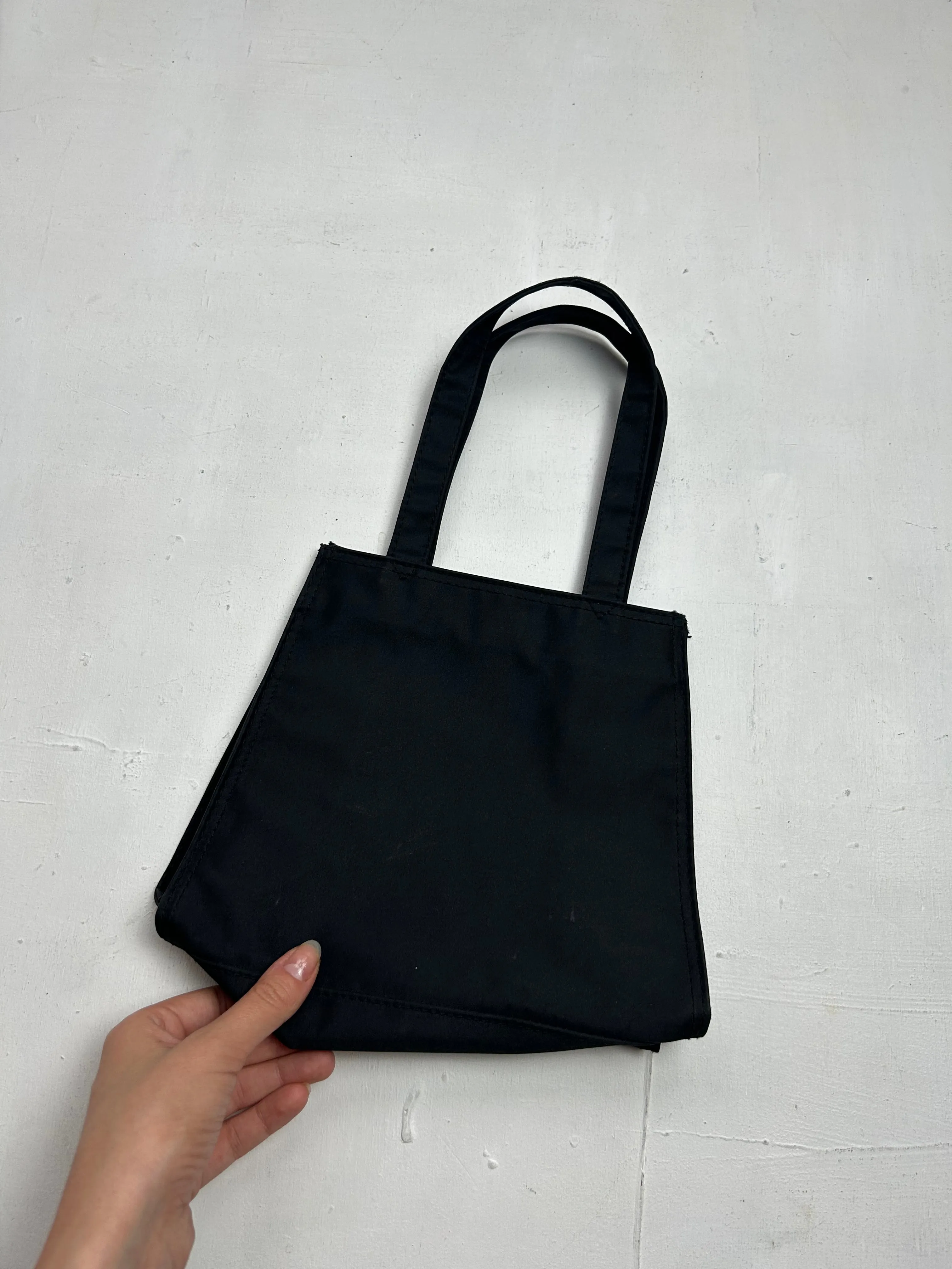 Black small besace handbag