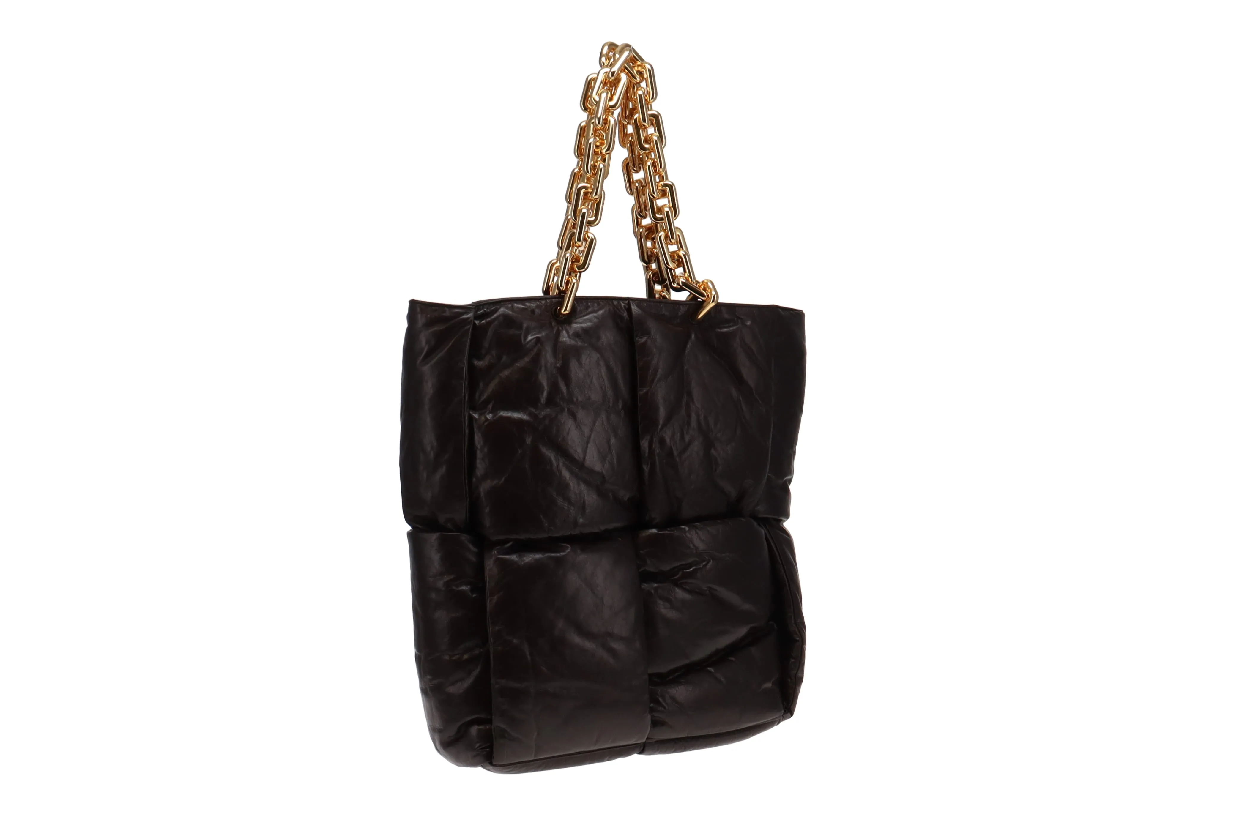 Bottega Veneta Fondant Leather Padded Chain Tote Bag