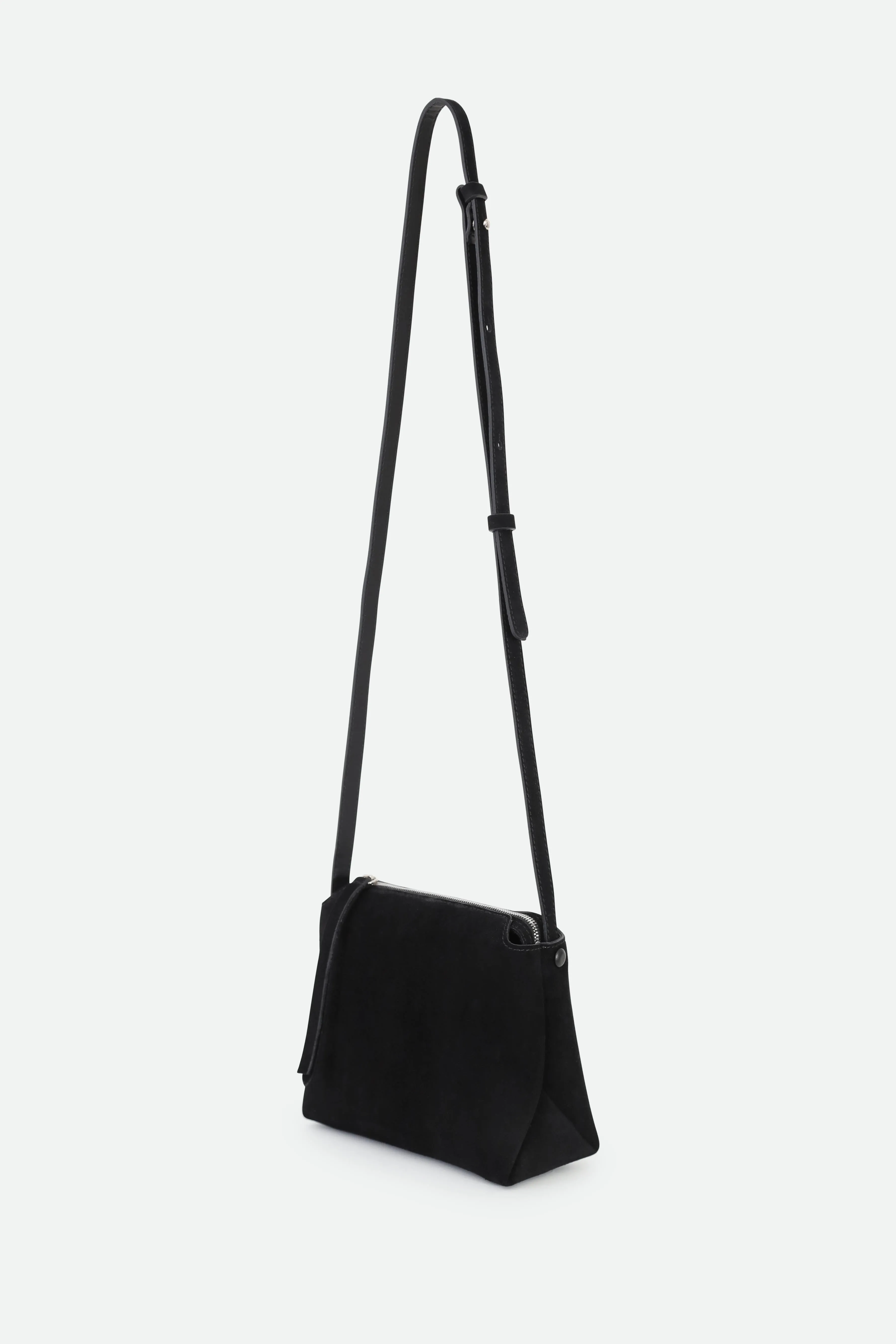 BRIDGET CROSSBODY SUEDE BAG IN BLACK