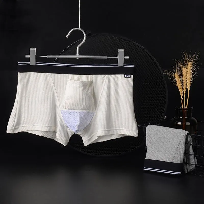 Briefs with Elastic Waist and Pouch