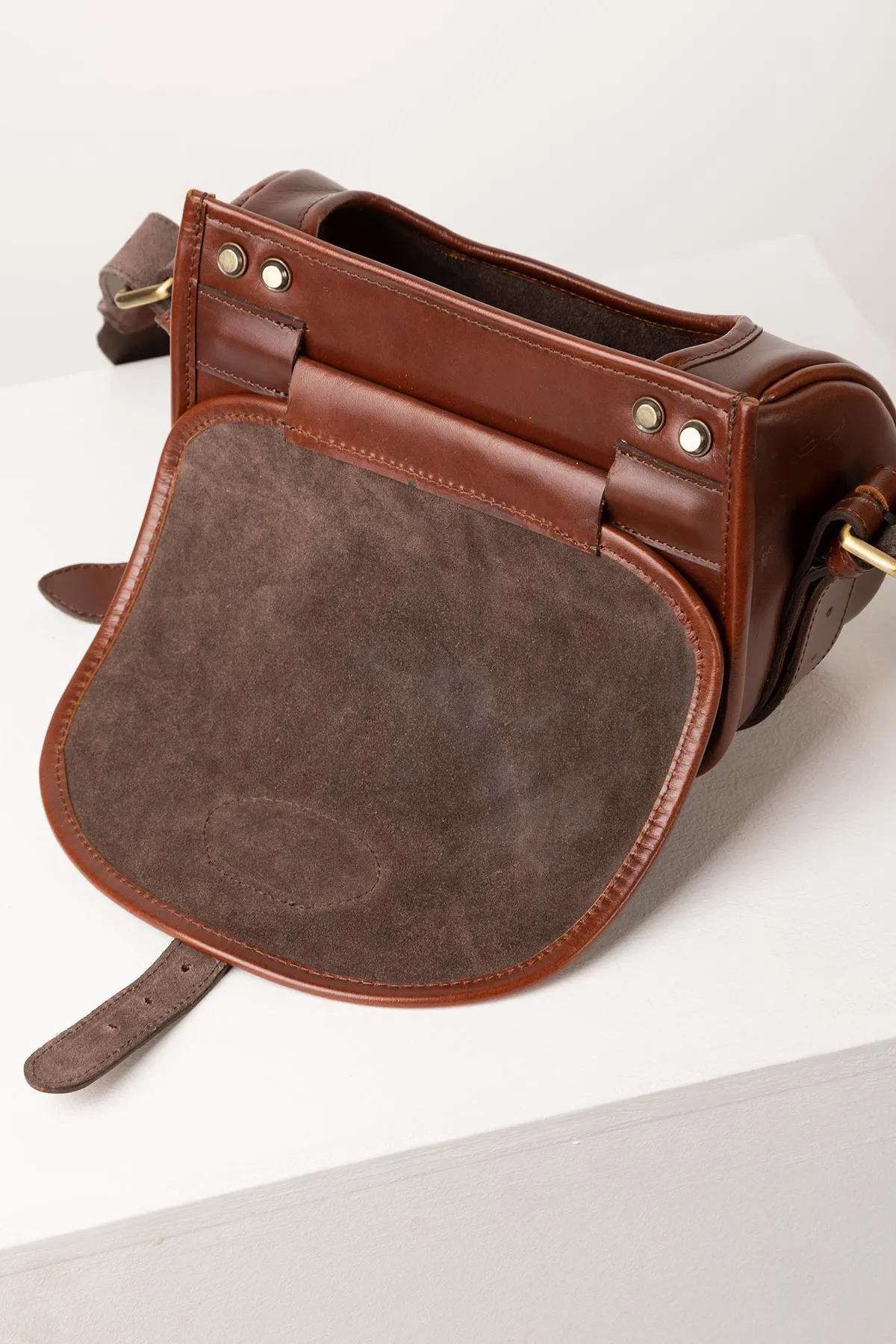 Brown Leather Cartridge Bag