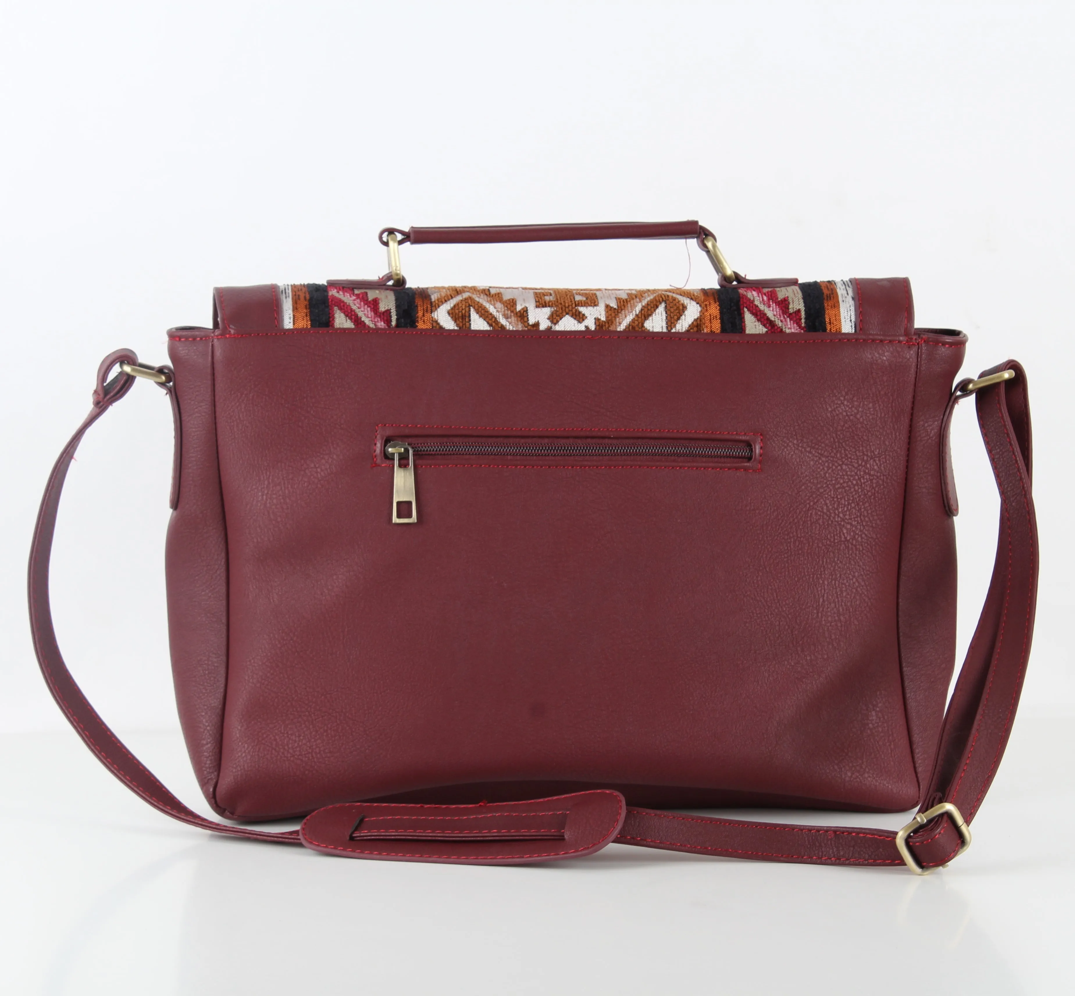 Burgundy Original Laptop Cross-bag