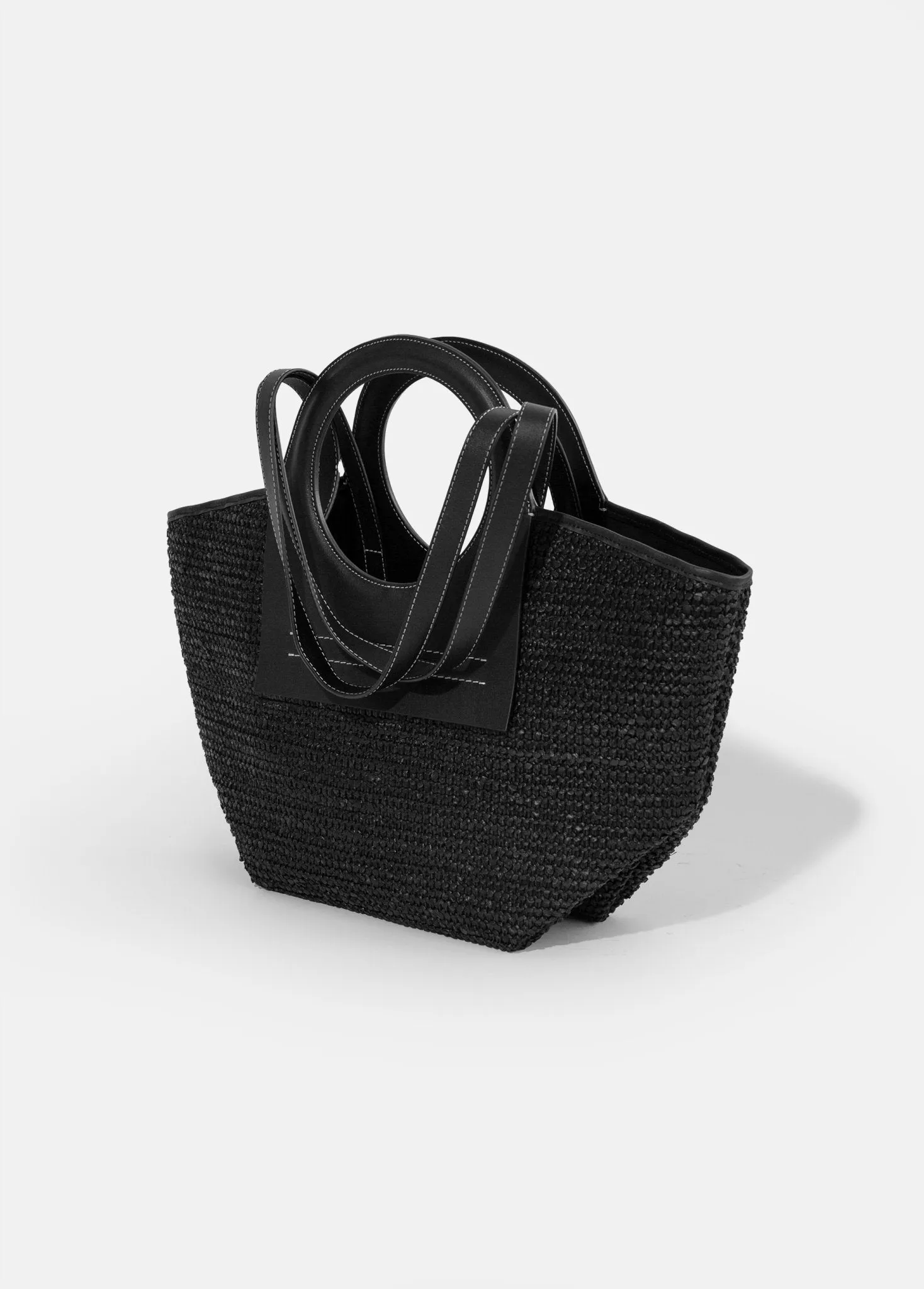 Cala S Raffia in Black