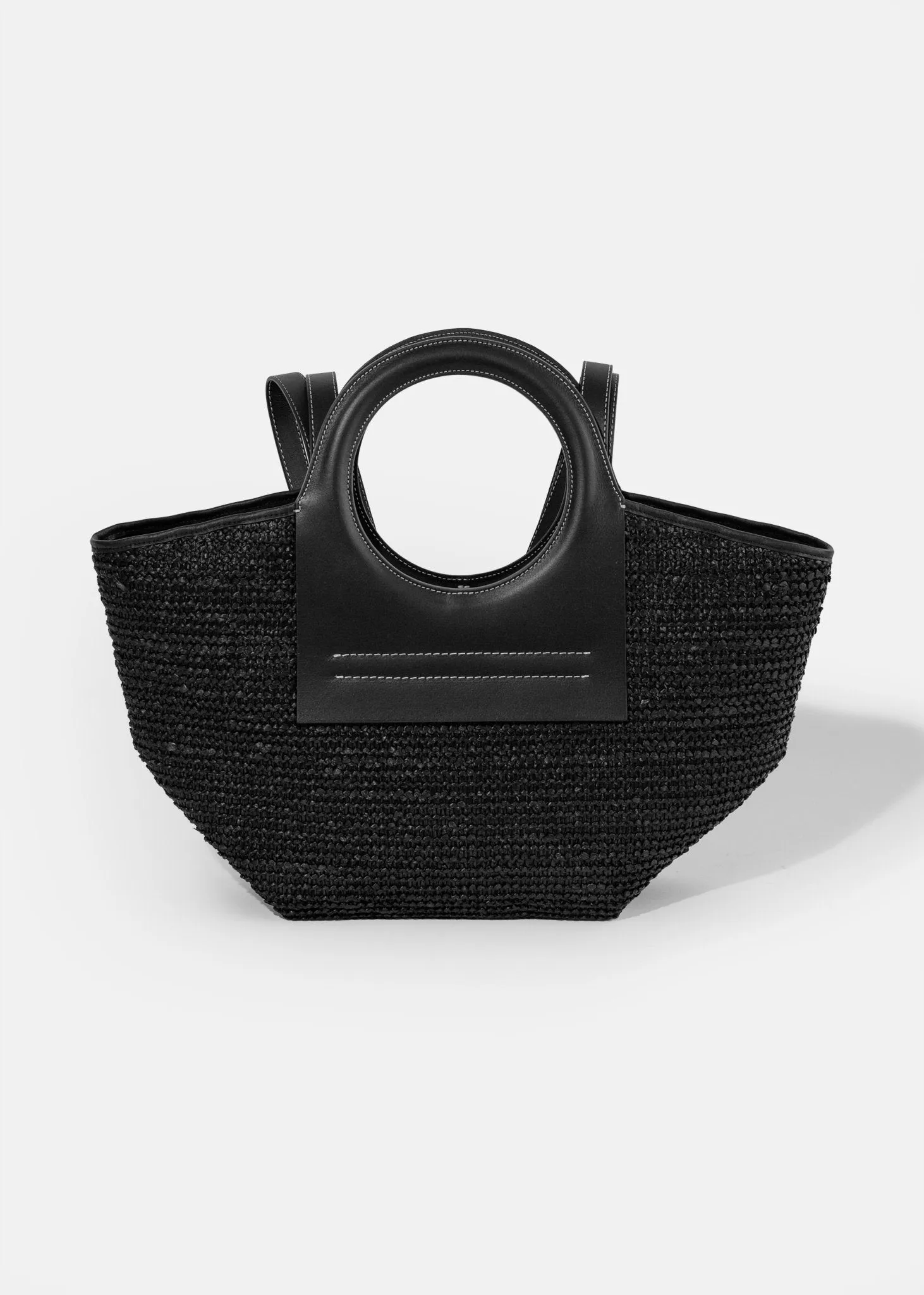 Cala S Raffia in Black