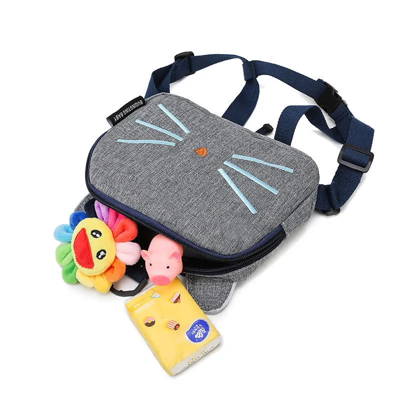 Cat Travel Backpack with Deattachable Kid Bag 2294