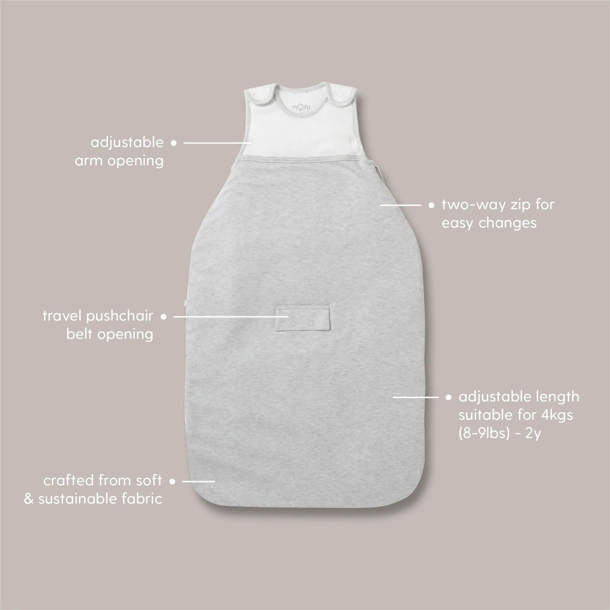 Clever Summer Sleep Sack 0.5 TOG