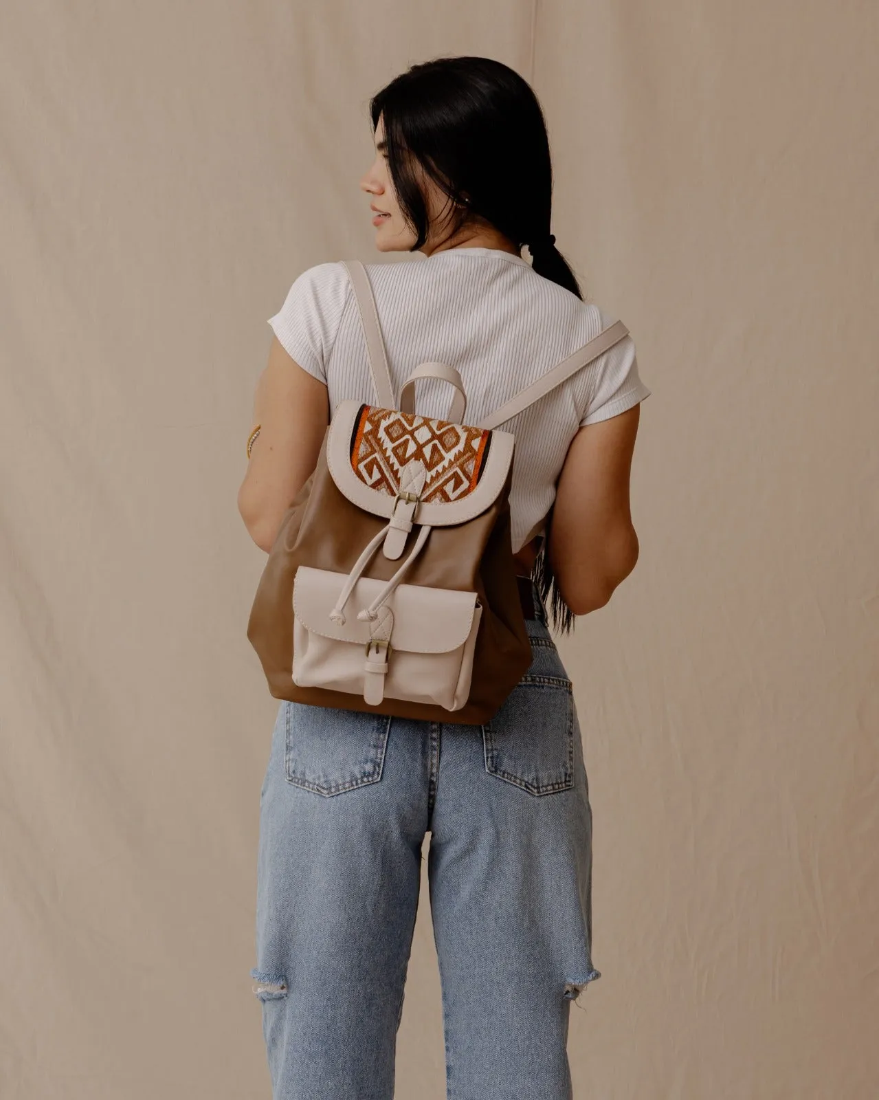 Cocoa X Beige Original Backpack