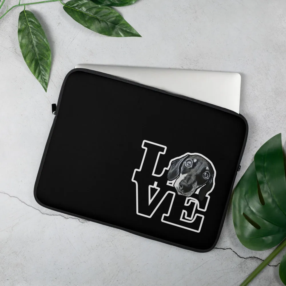 Dachshund Love Laptop Sleeve