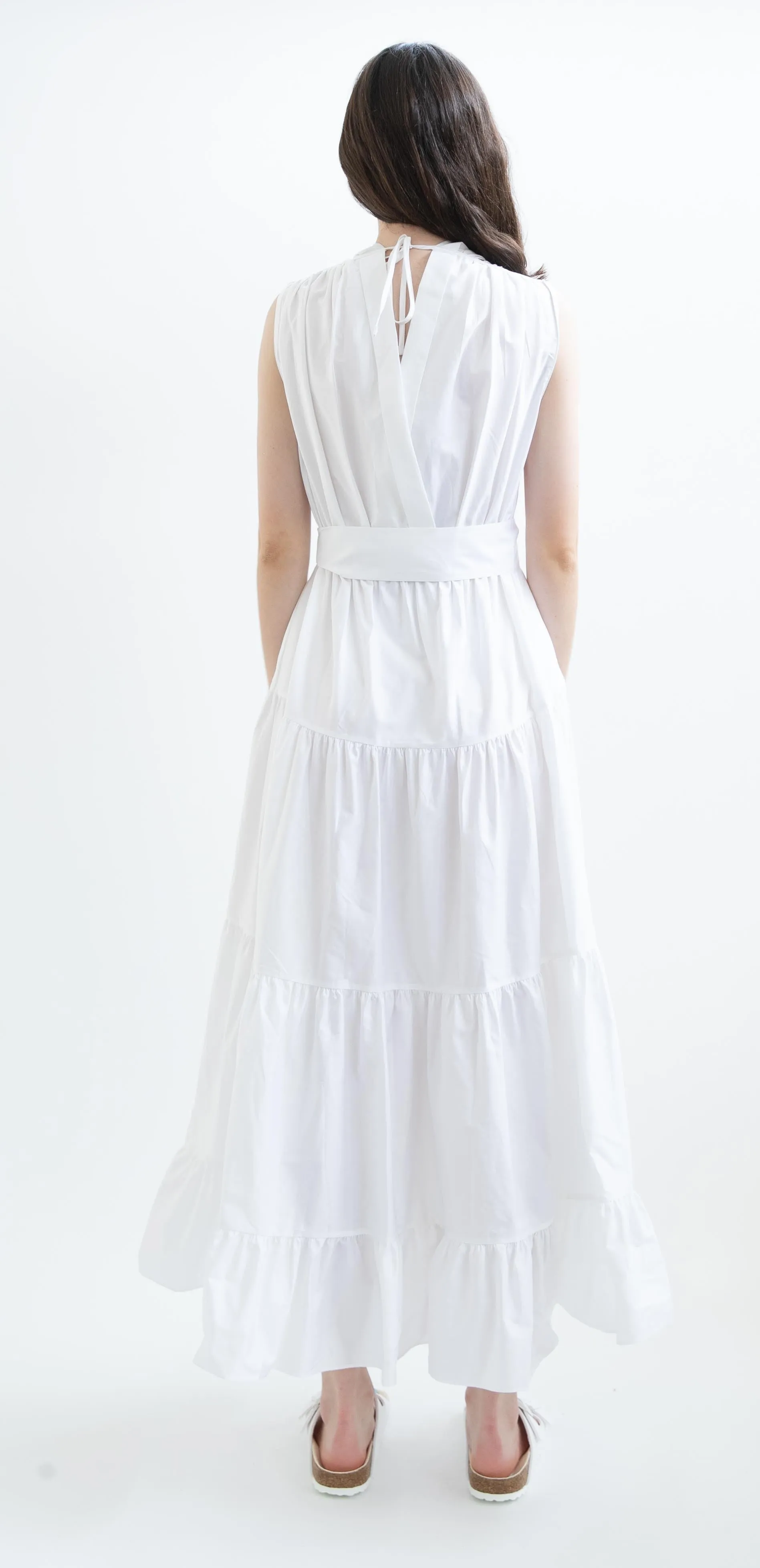 Devotion Twins Vroylia Long Dress in White