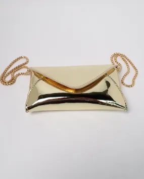 Envelope mini bag with metallic funky chain 3951 - حقيبة