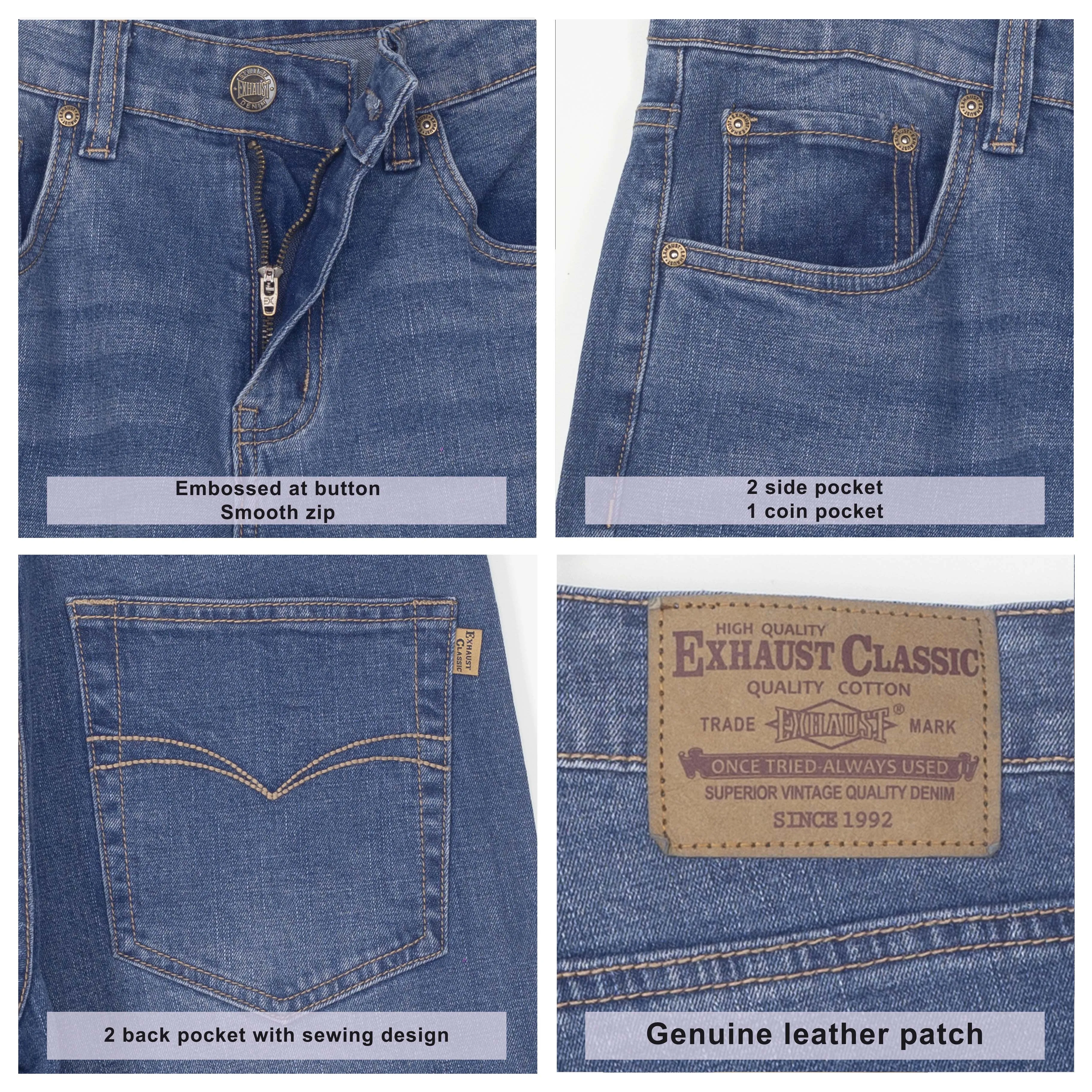 EXHAUST CLASSIC  JEANS LONG PANTS [306 STRAIGHT CUT] 1602