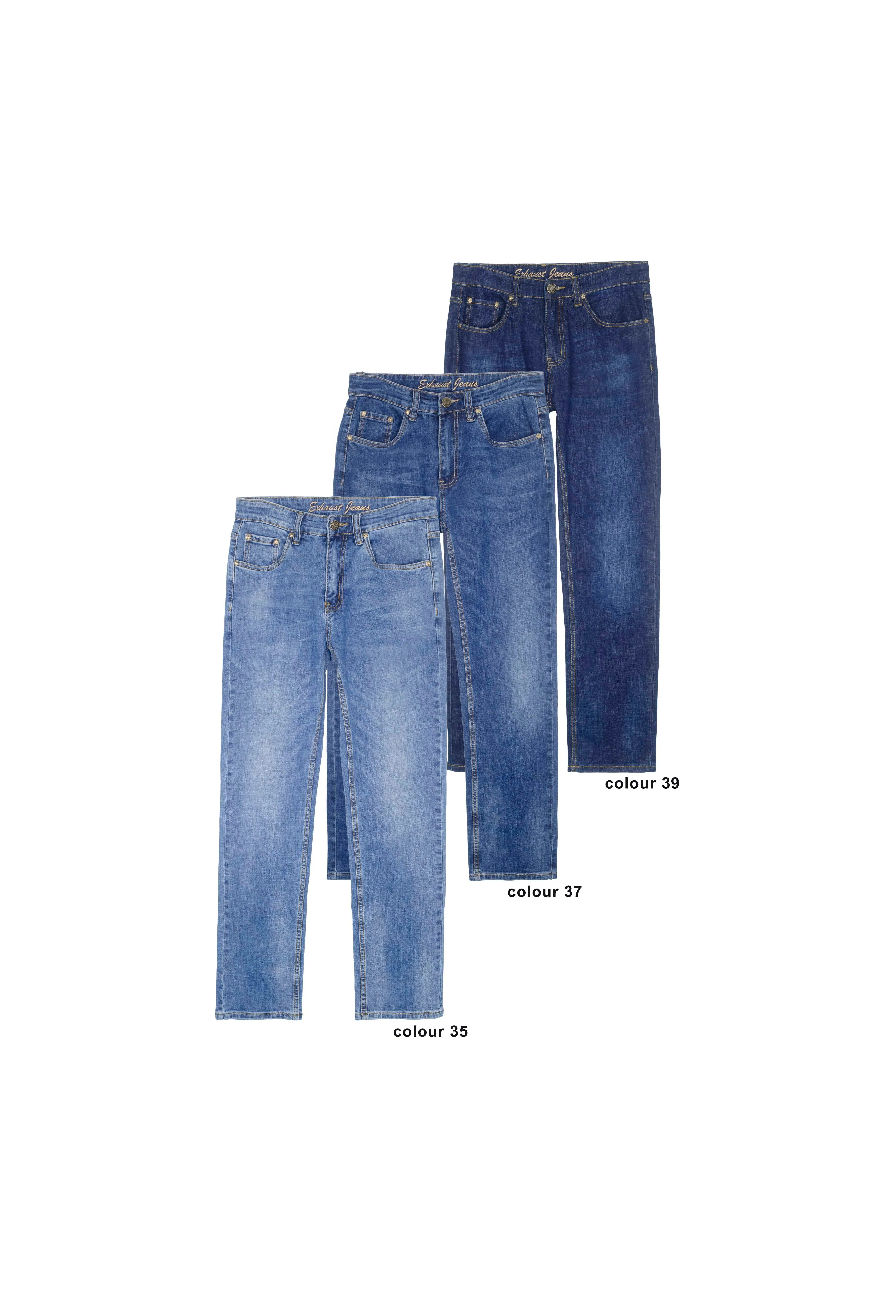 EXHAUST JEANS LONG PANTS [306 STRAIGHT CUT] 1578