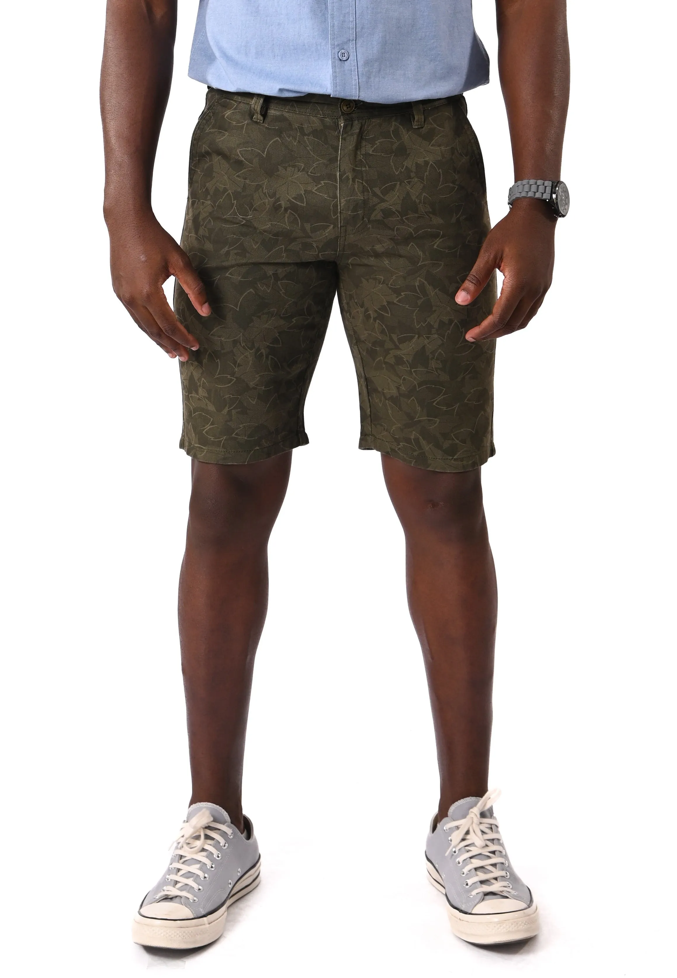 EXHAUST Men's Cotton short Pants [Straight Cut] 1480