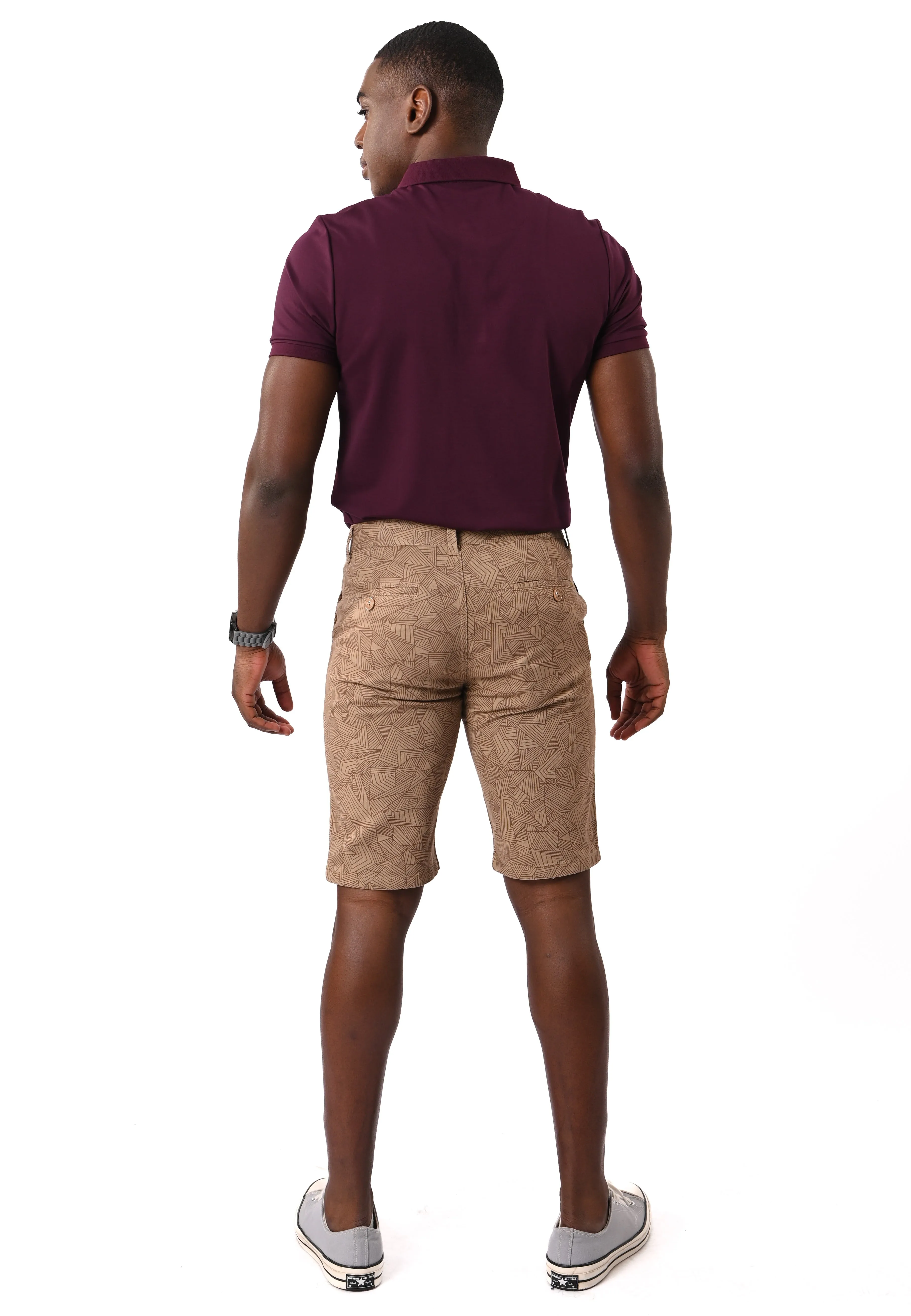 EXHAUST Men's Cotton short Pants [Straight Cut] 1480