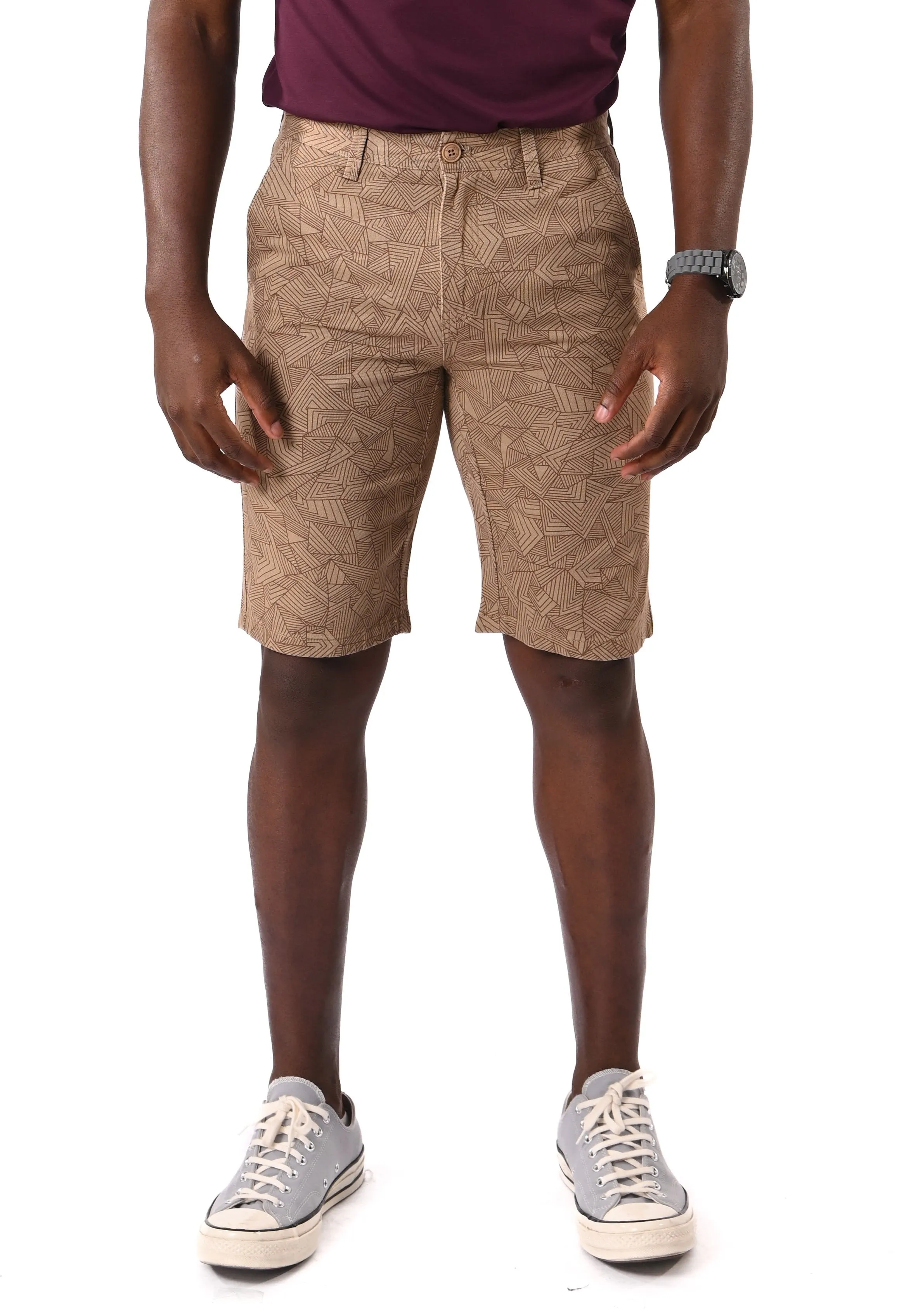 EXHAUST Men's Cotton short Pants [Straight Cut] 1480