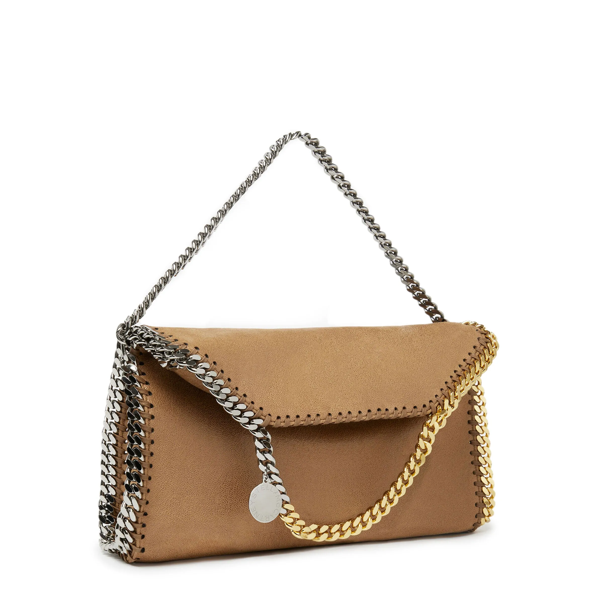 Falabella Large Tote Bag Mix Chain, Pecan