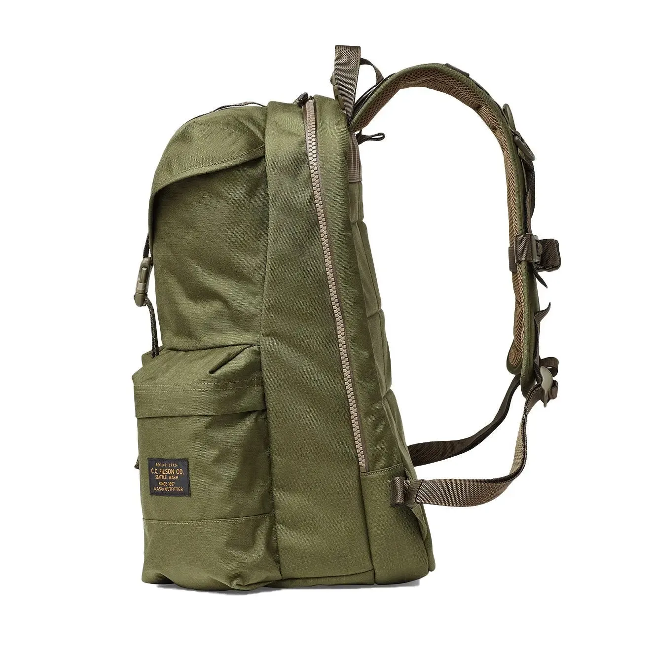 Filson Ripstop Nylon Backpack Surplus Green