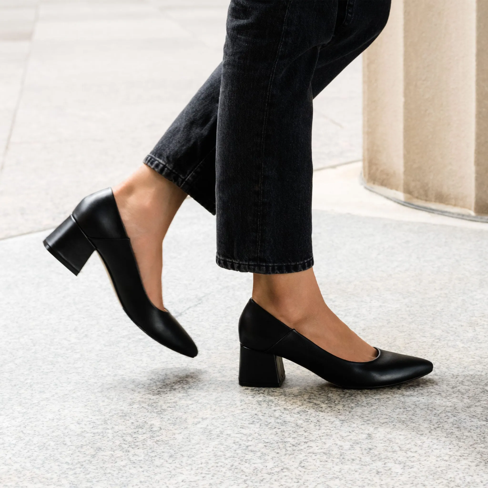 Fiorela Go-To Mid Heel Black