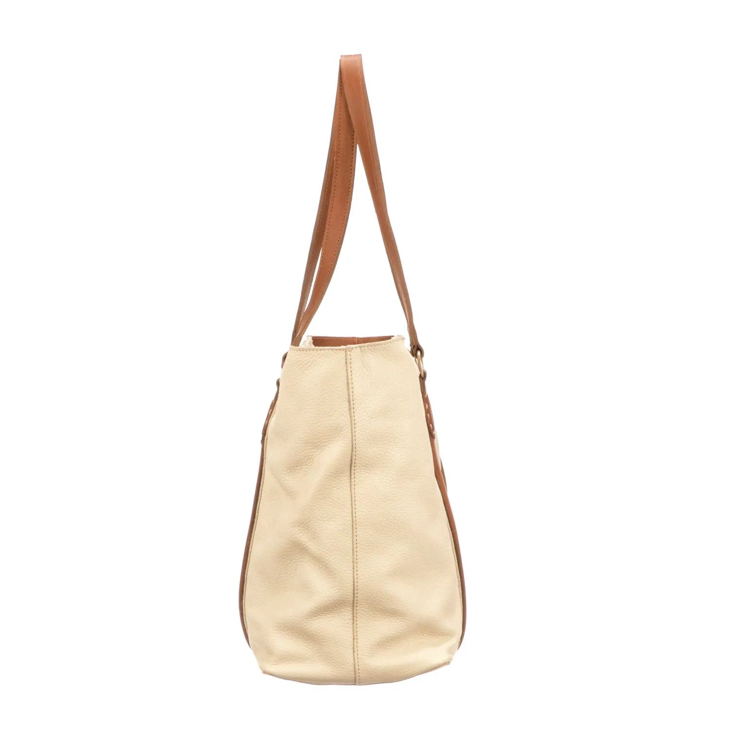 Frances Carryall Tote :: Bone