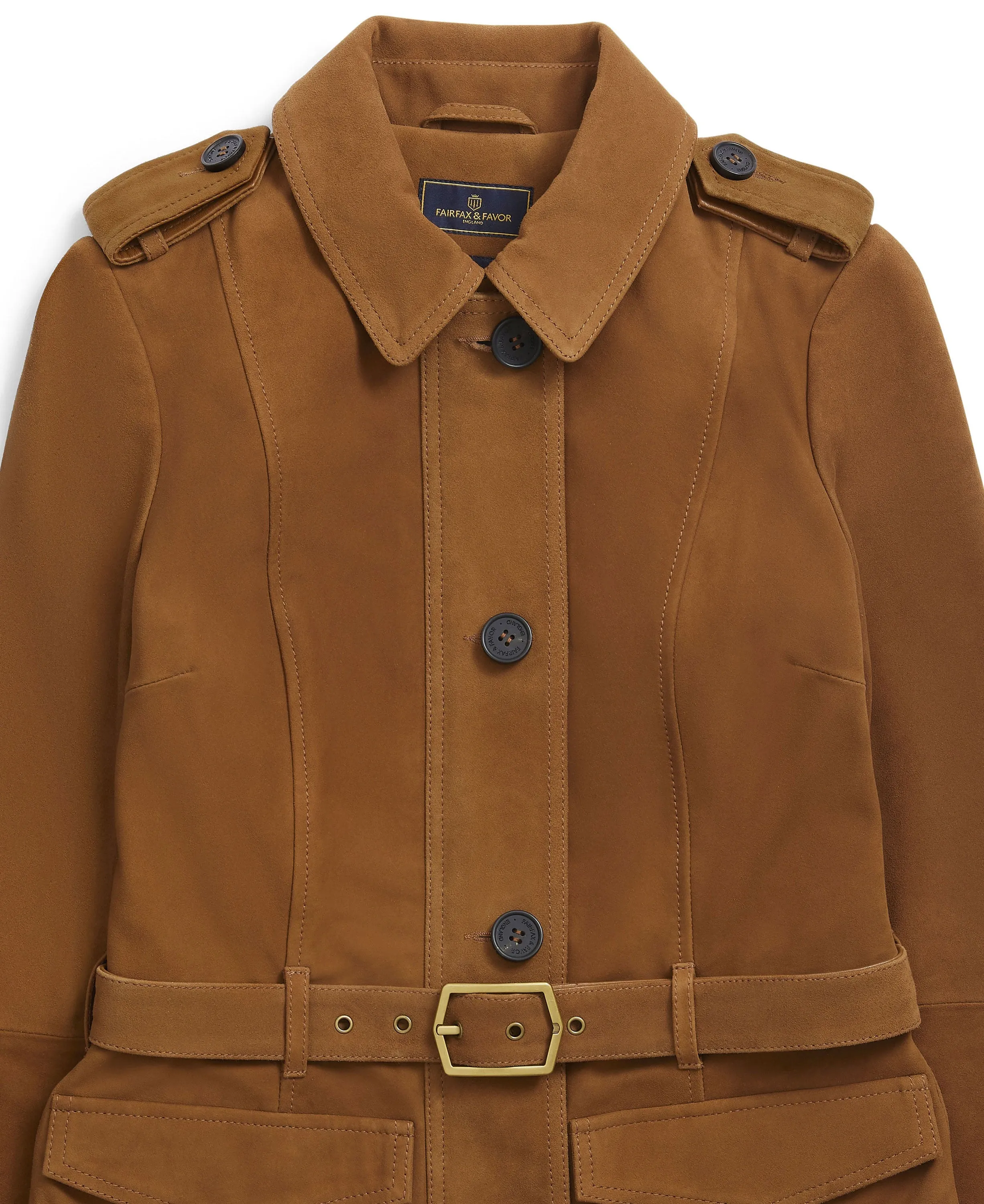 Frances Jacket - Tan Suede