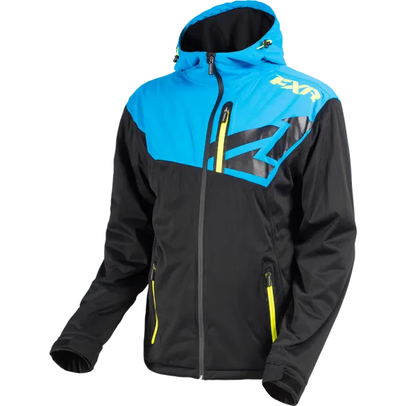 FXR Clutch Dual Laminate Jacket Blue/Hi Vis