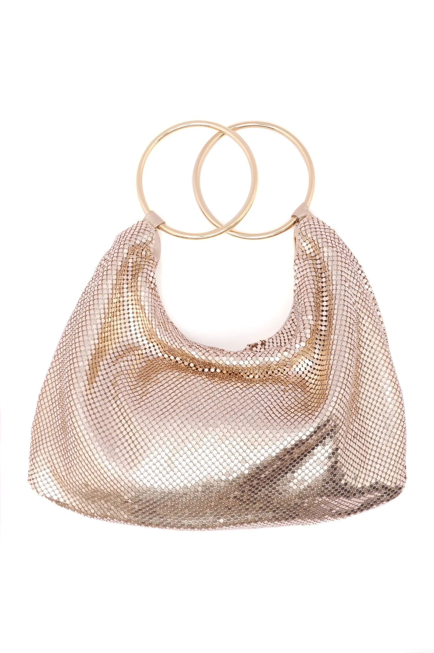 GLAMSHINE SPARKLE POUCH BAG-GOLD