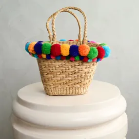 Hand Embellished Basket Bag