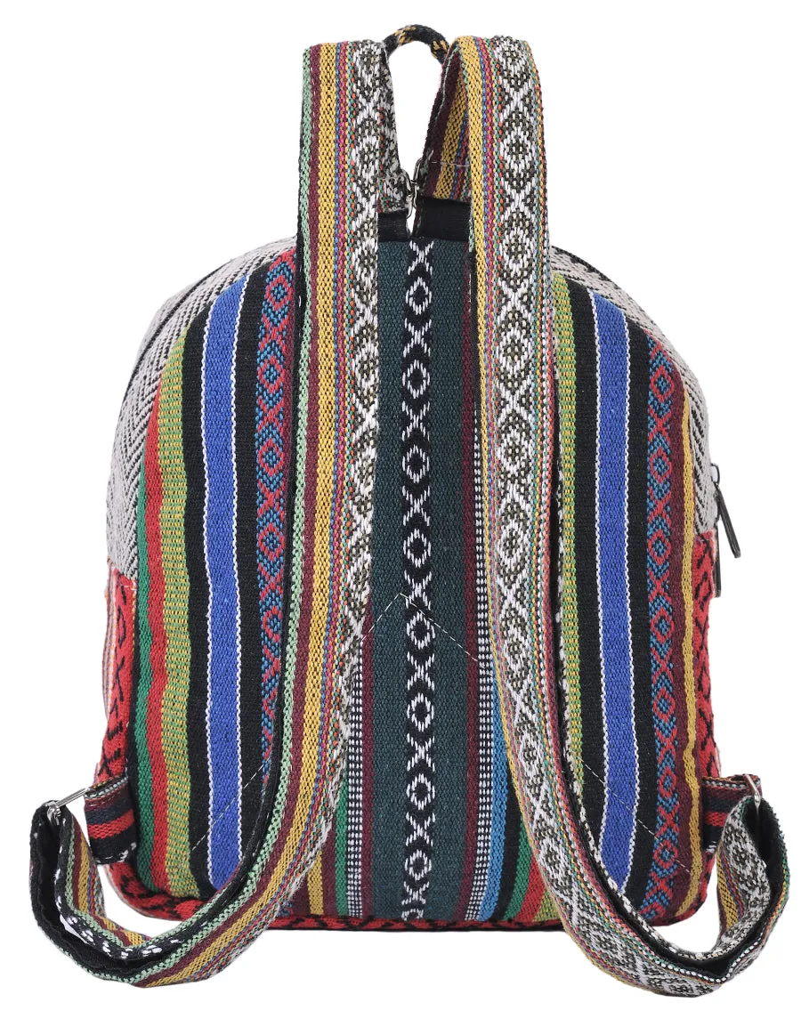 Hemp & Cotton Mini Back Pack Bag