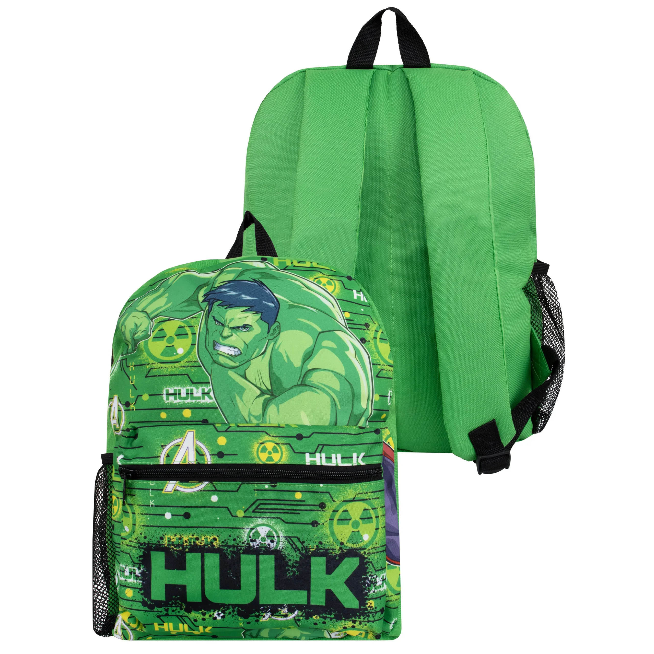 Hulk 4 Piece Backpack Set