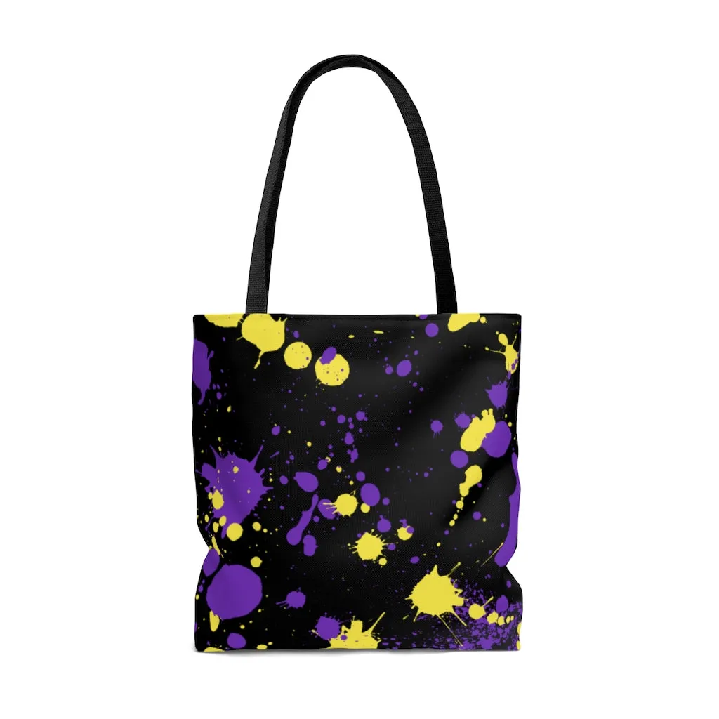 Intersex Paint Splash Tote Bag