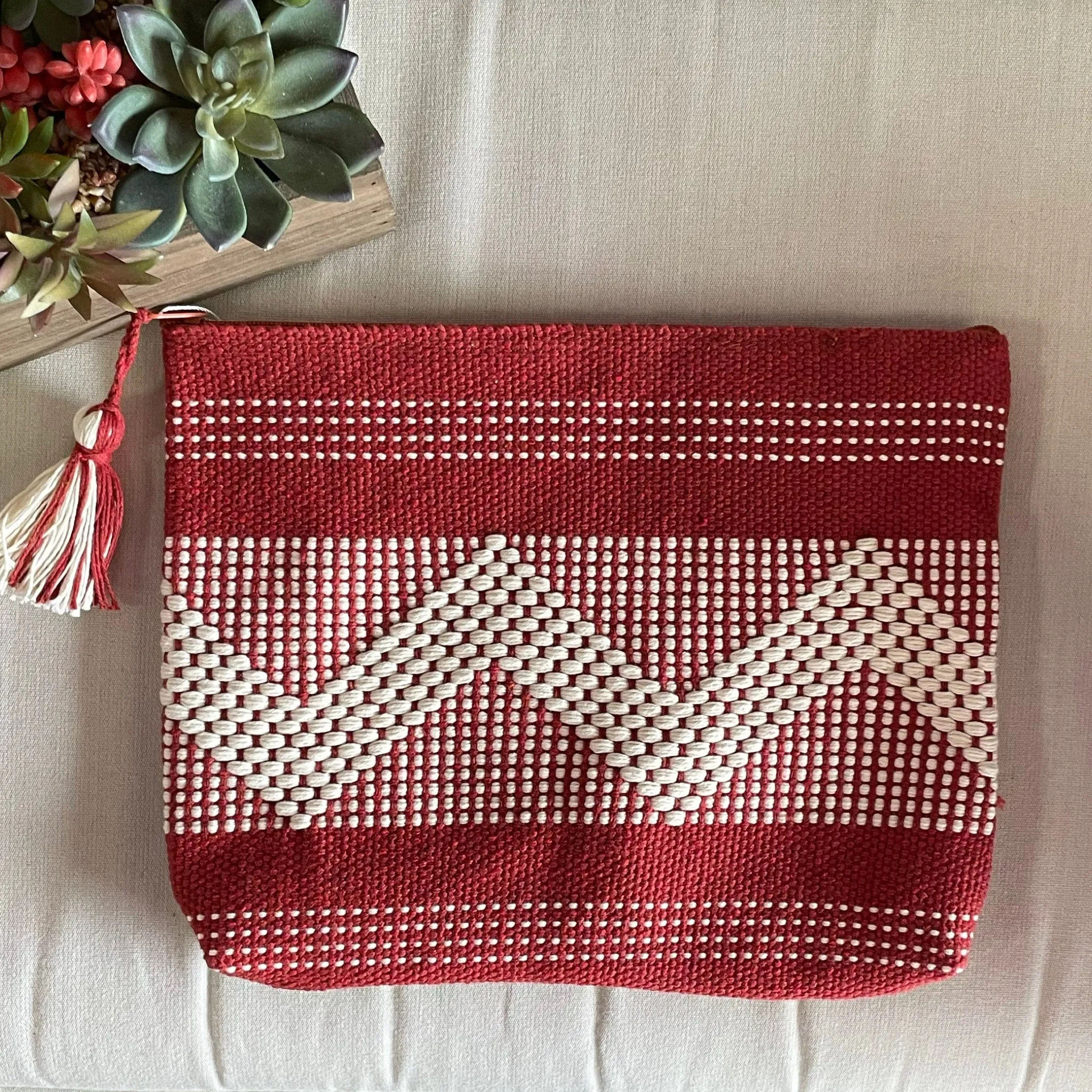 Jalieza Mexican Hand Woven Clutch - Large