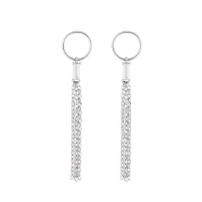 JESSA EARRINGS SILVER