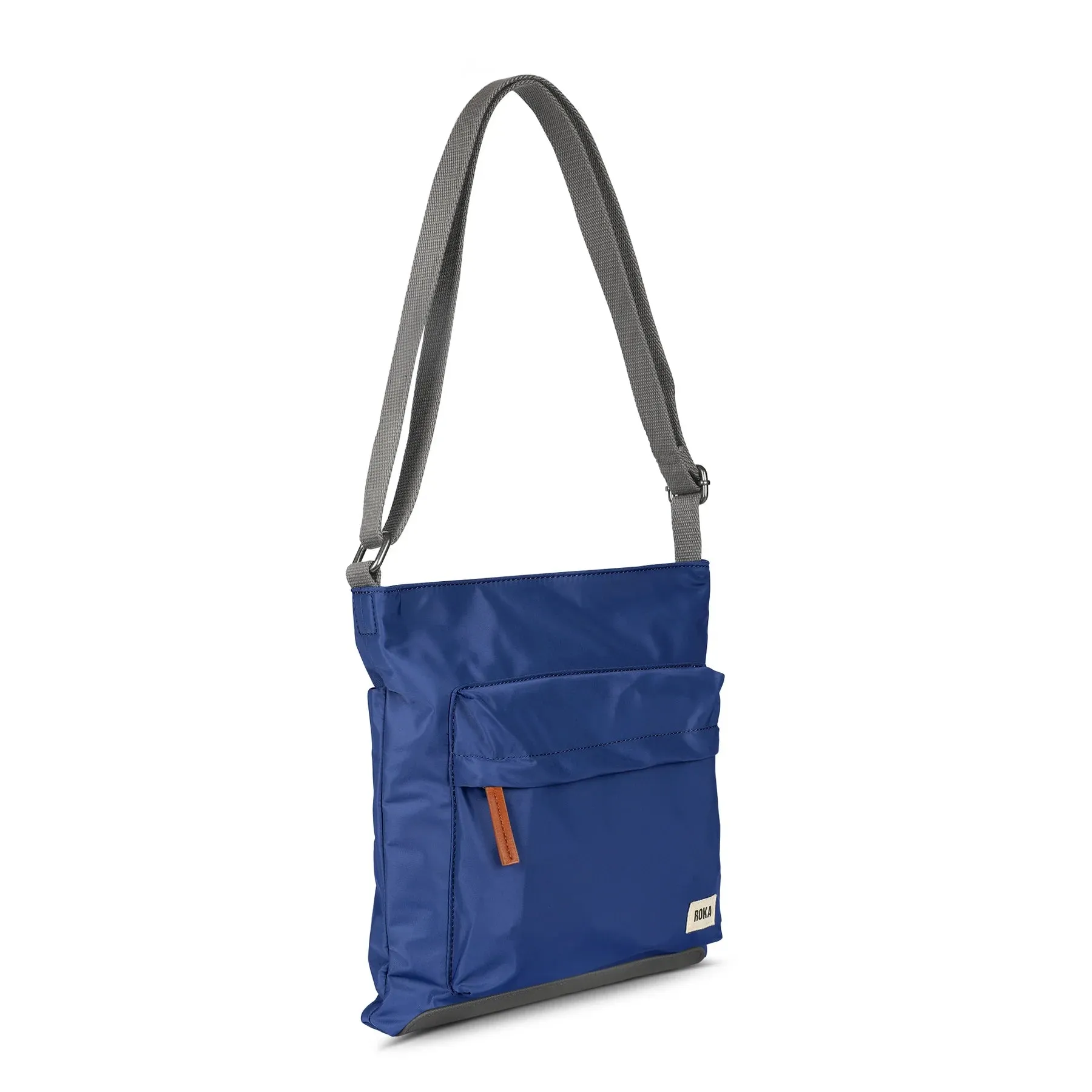 Kennington B Medium Recycled Nylon Bag - Burnt Blue