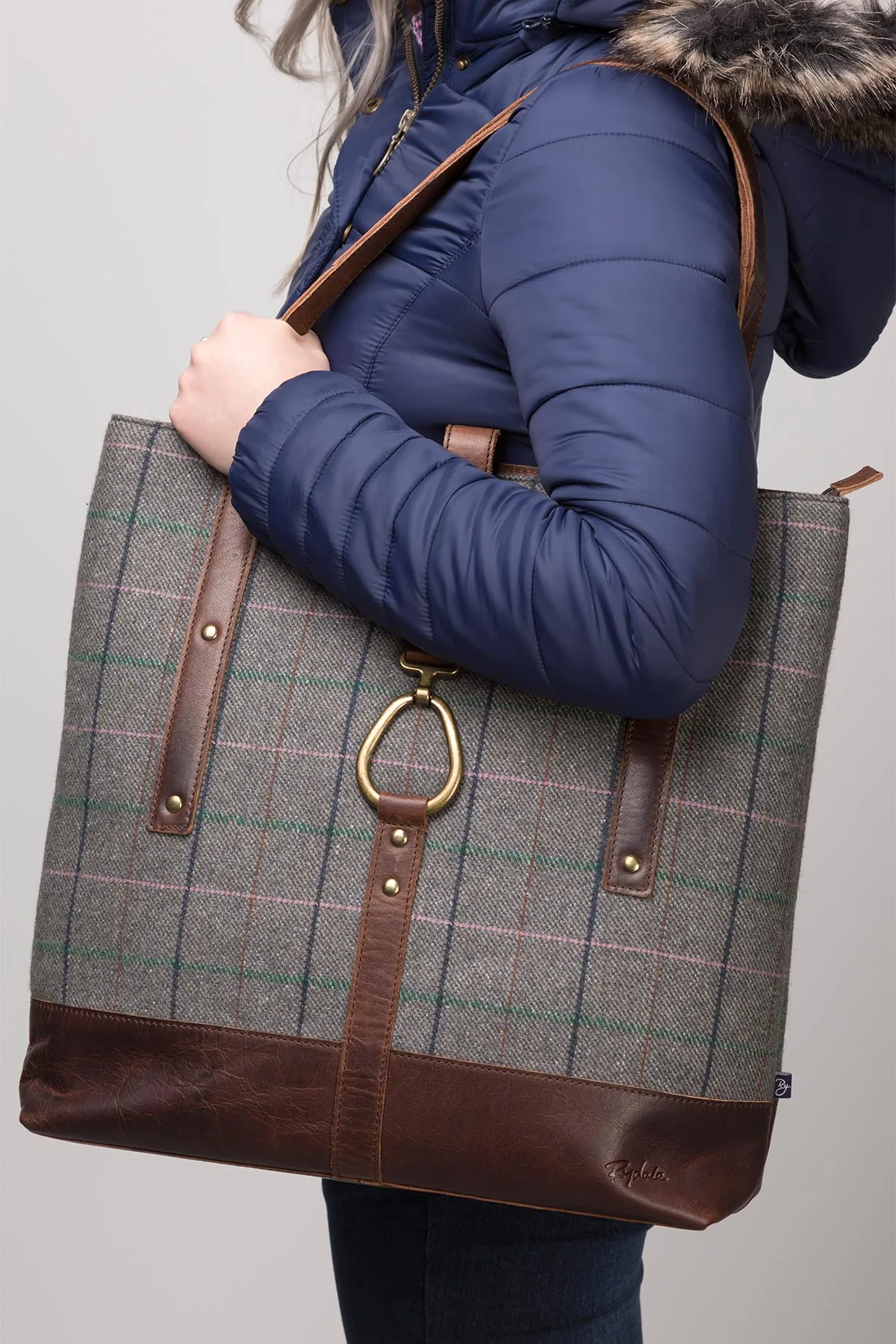 Ladies Tweed Snaffle Tote Bag - Lucinda