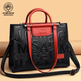 Large Capacity Retro 2021 New Ladies Bag Leather Woman Handbag Hot Selling Designer Totes Women Bag Large Brand Bags Luxury