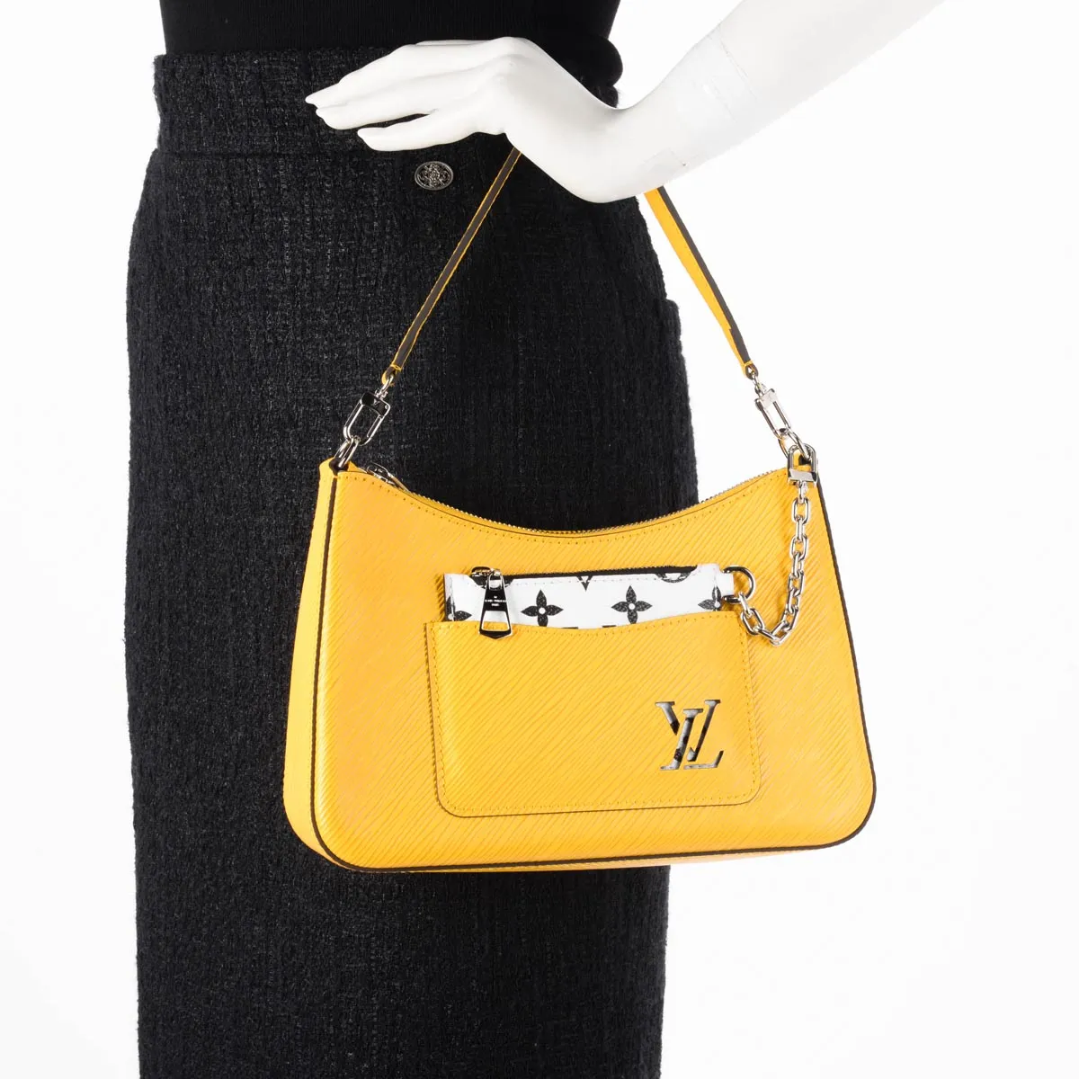 Louis Vuitton Yellow Epi Leather Marelle Bag