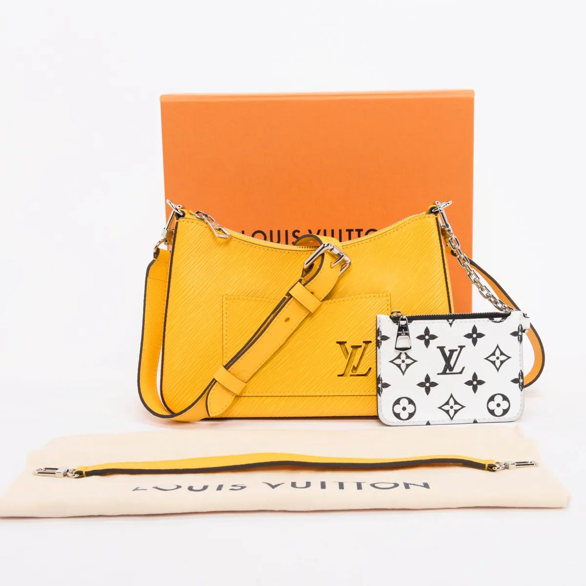 Louis Vuitton Yellow Epi Leather Marelle Bag