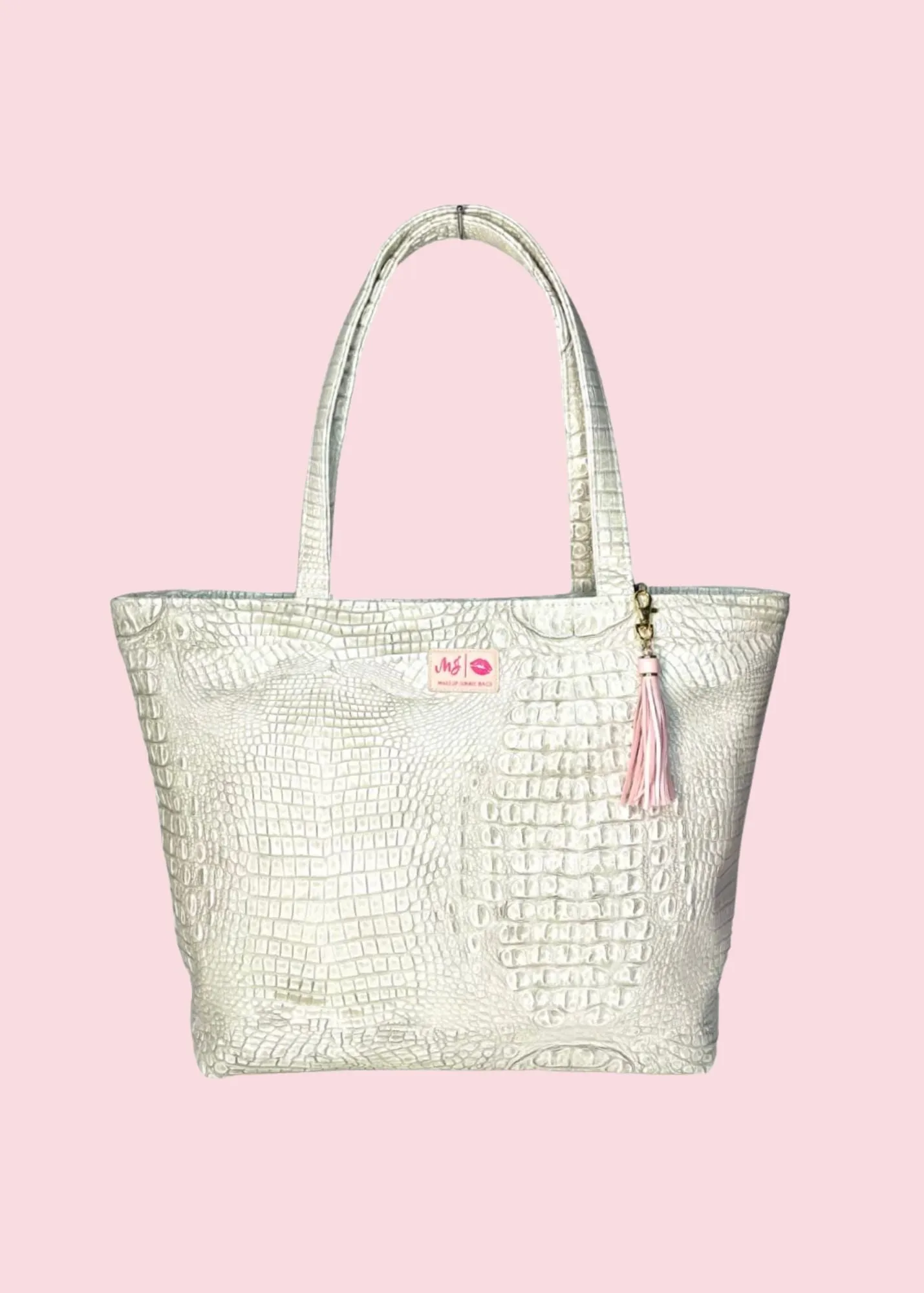 Makeup Junkie Bags - Ice Gator Pearl Tote [Pre-Order]